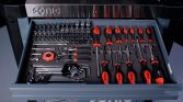 1/4" socket and screwdriver set in toolbox