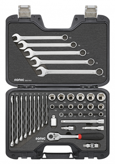 3/8 socket and wrench set