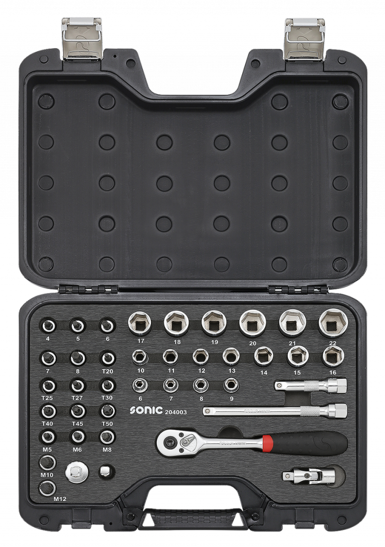 MCS Metric Combination Set 1/4" 3/8" 1/2", 99PCS Sonic Tools