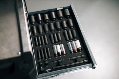 impact sockets in toolbox