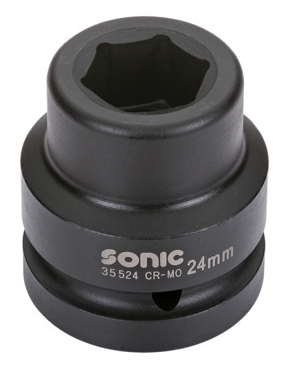 3/8" Drive Hex Stubby Bit Socket Set on Rail - Sonic Tools