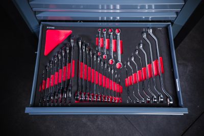 357pc toolbox - drawer 2, SAE wrenches
