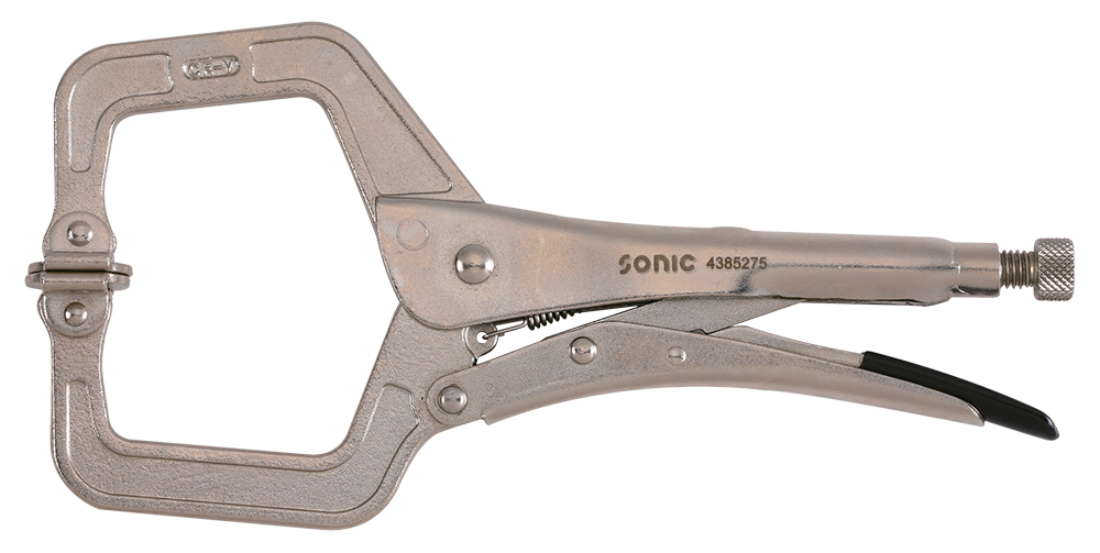 Pad locking C clamp pliers 275mmL 7'' Sonic Tools
