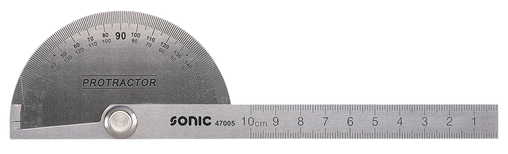 Stainless steel protractor - Sonic Tools