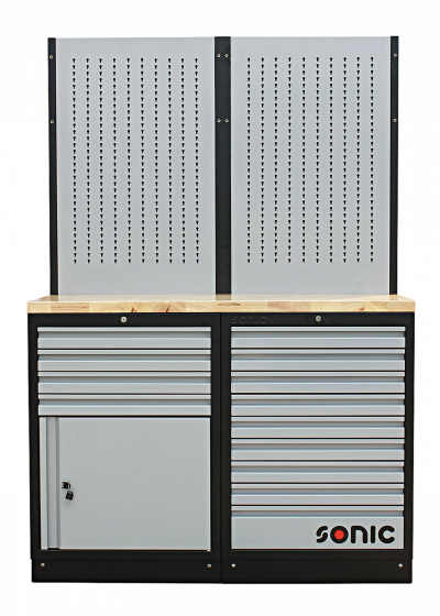 MSS 26" 9 drawers with wooden top blade, plus cabinet