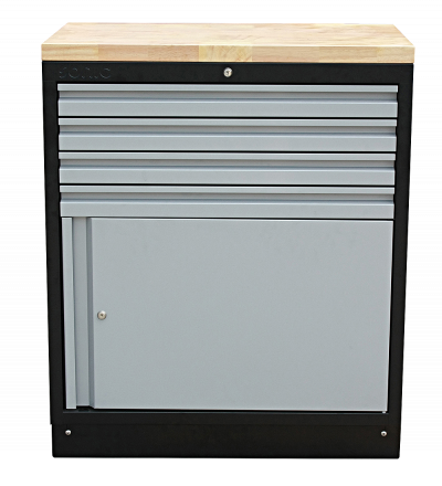 MSS 34" Cabinet and Door with Wooden Top Blade
