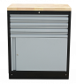 MSS 34" Cabinet and Door with Wooden Top Blade