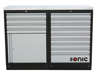 Sonic MSS Cabinets with Stainless Steel top