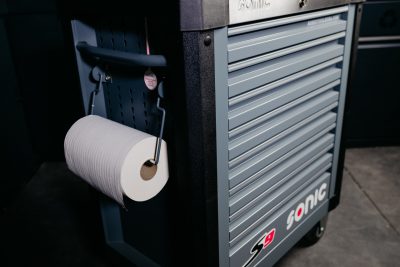 S9 Toolbox with paper roll holder