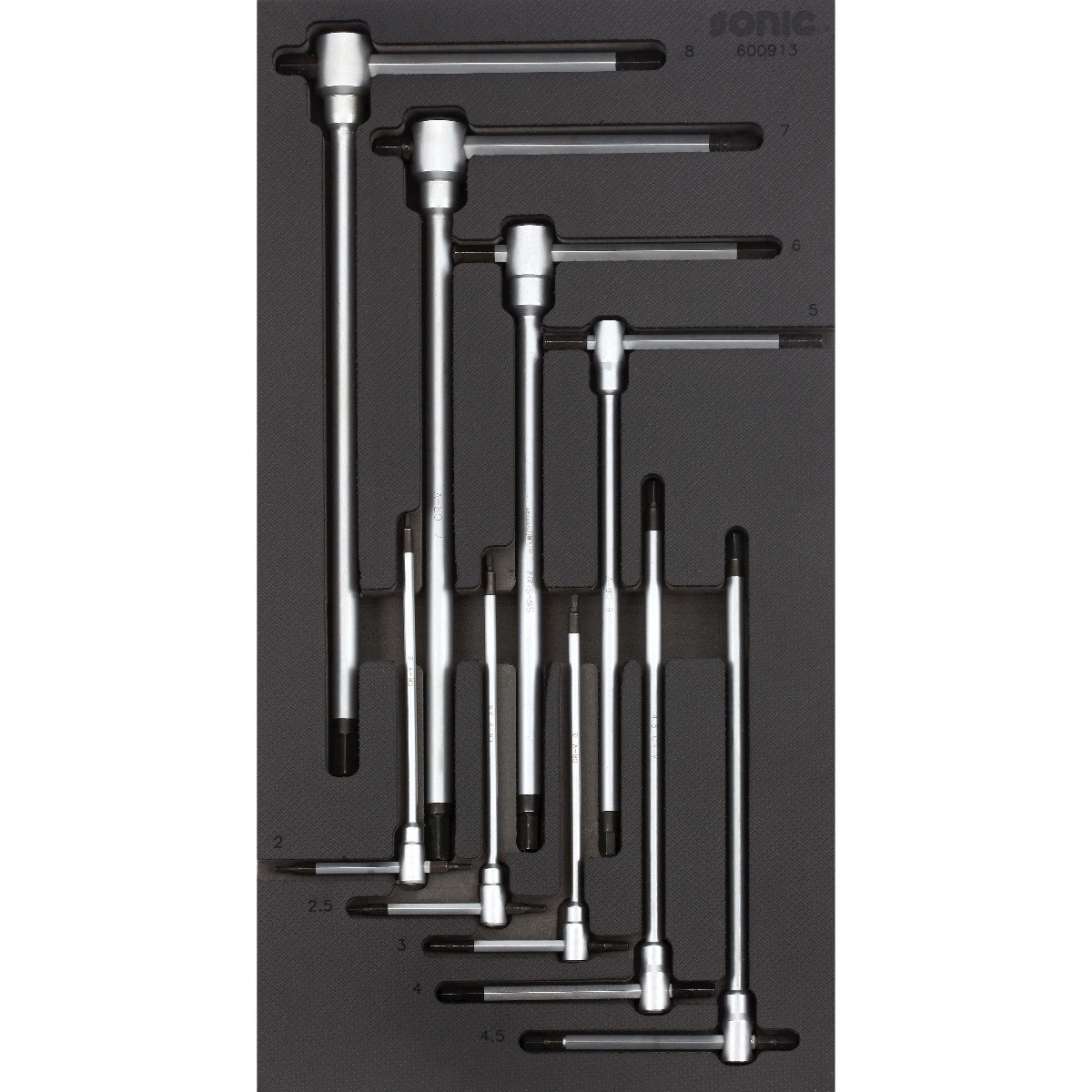 Hexagon T-Handle Set, 9-PCS - SMALL SFS - Sonic Tools