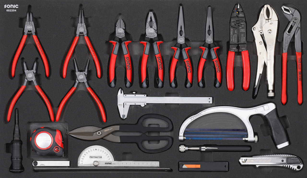 Large Collection Of Tools Including Wrenches, Needle Nose Plyers