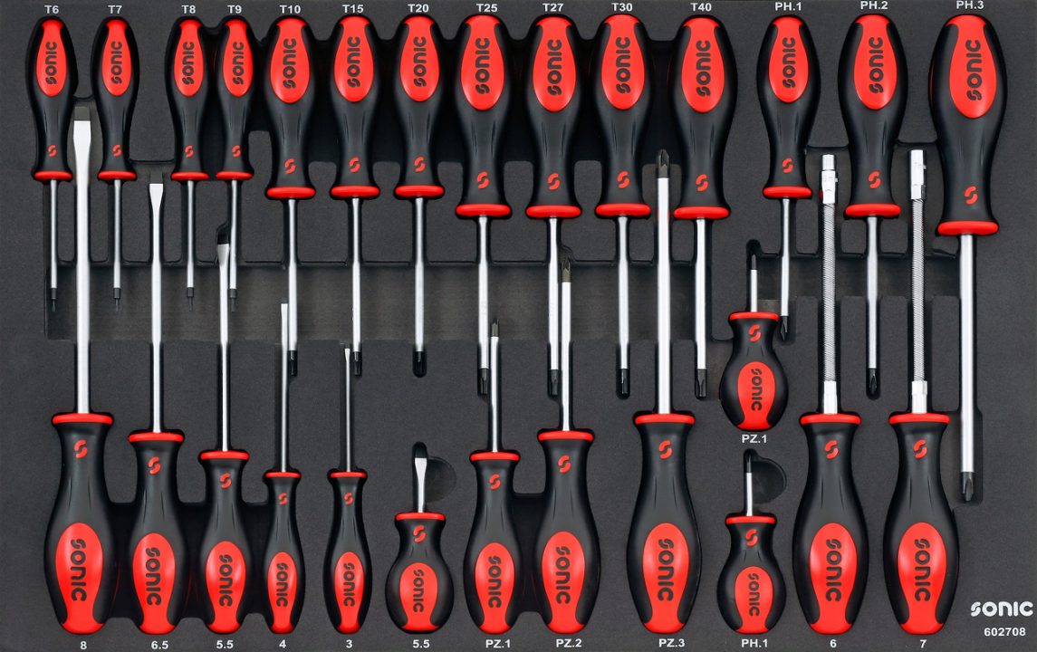 Screwdriver Set, 24-PCS - MEDIUM SFS - Sonic Tools