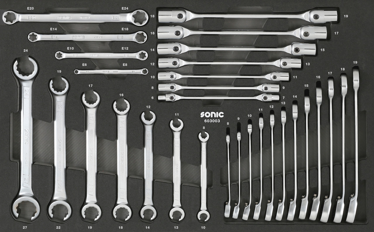 Wrench Set, 30-pcs-MEDIUM - Sonic Tools