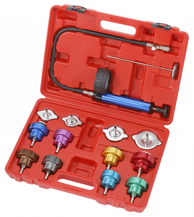 Radiator pressure test set 14-PC - Sonic Tools