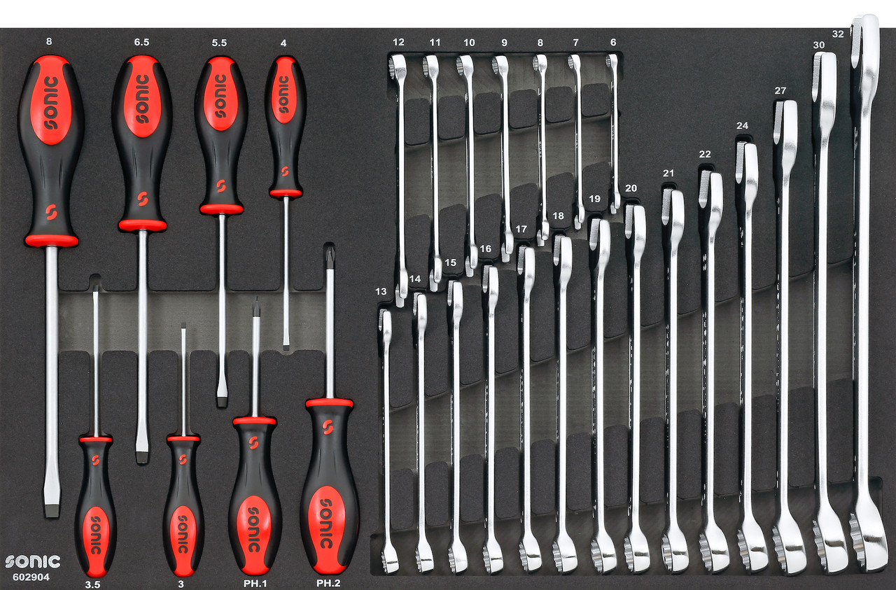 Screwdrivers, Wrench Set, 29-PCS - MEDIUM