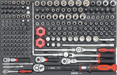 1/4 and 3/8in socket set