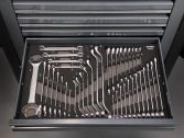 wrench set in toolbox