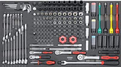 7E-Measuring Tools Set, Modular Tool Foam, Fits 15-PC. Set