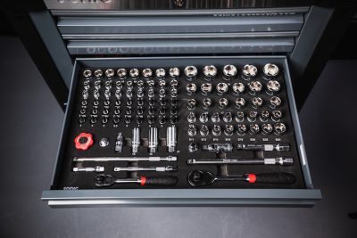 3/8 and 1/2" socket set