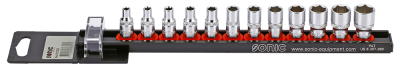 1/4" sockets on rail
